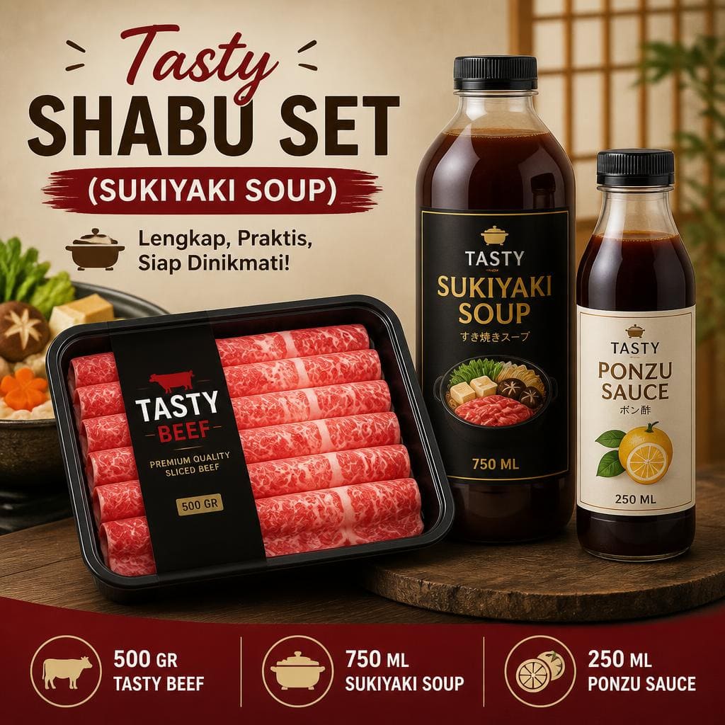 Tasty Shabu Set Sukiyaki Soup Shaburi